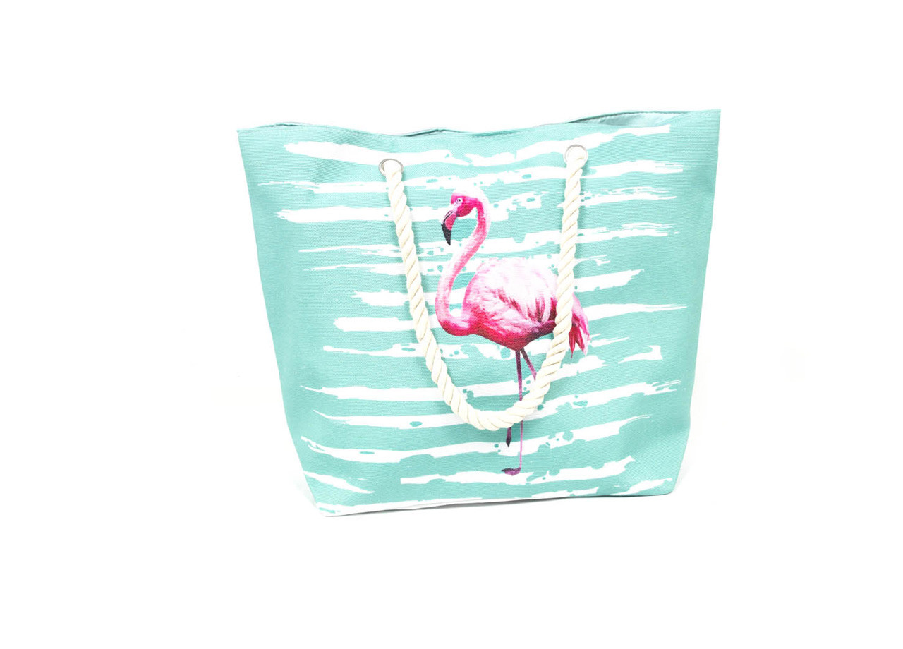 Borsa Da Mare Linea Tropik Modello Flamingo