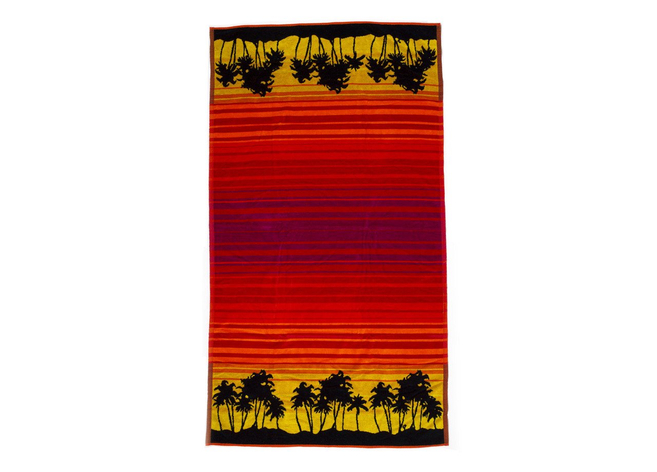Telo Mare Jacquard in Morbida Spugna fantasia Sunrise