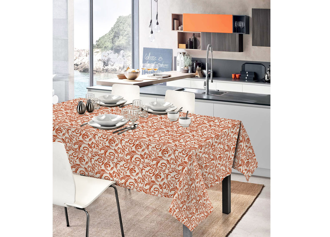 Tovaglia In Puro Cotone Fantasia Ramage 7937