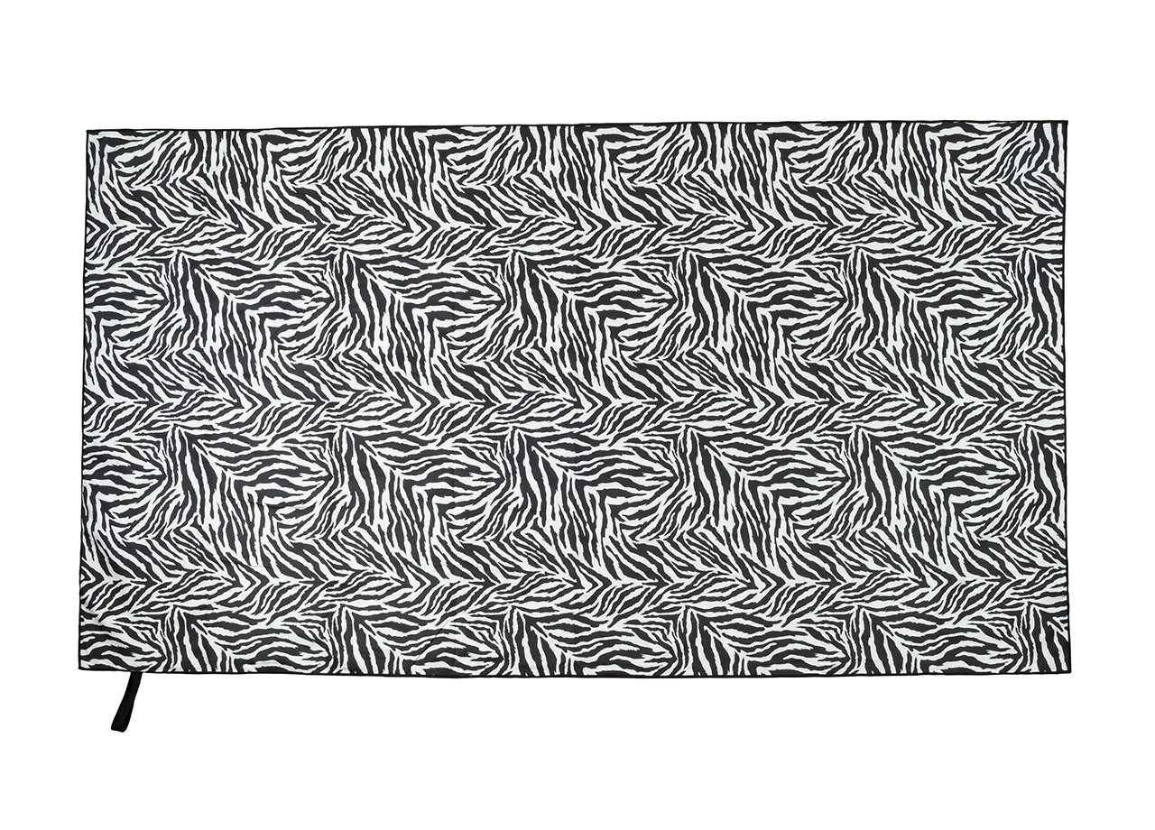 Telo Mare In Microfibra Linea Tanzania Modello Zebrato