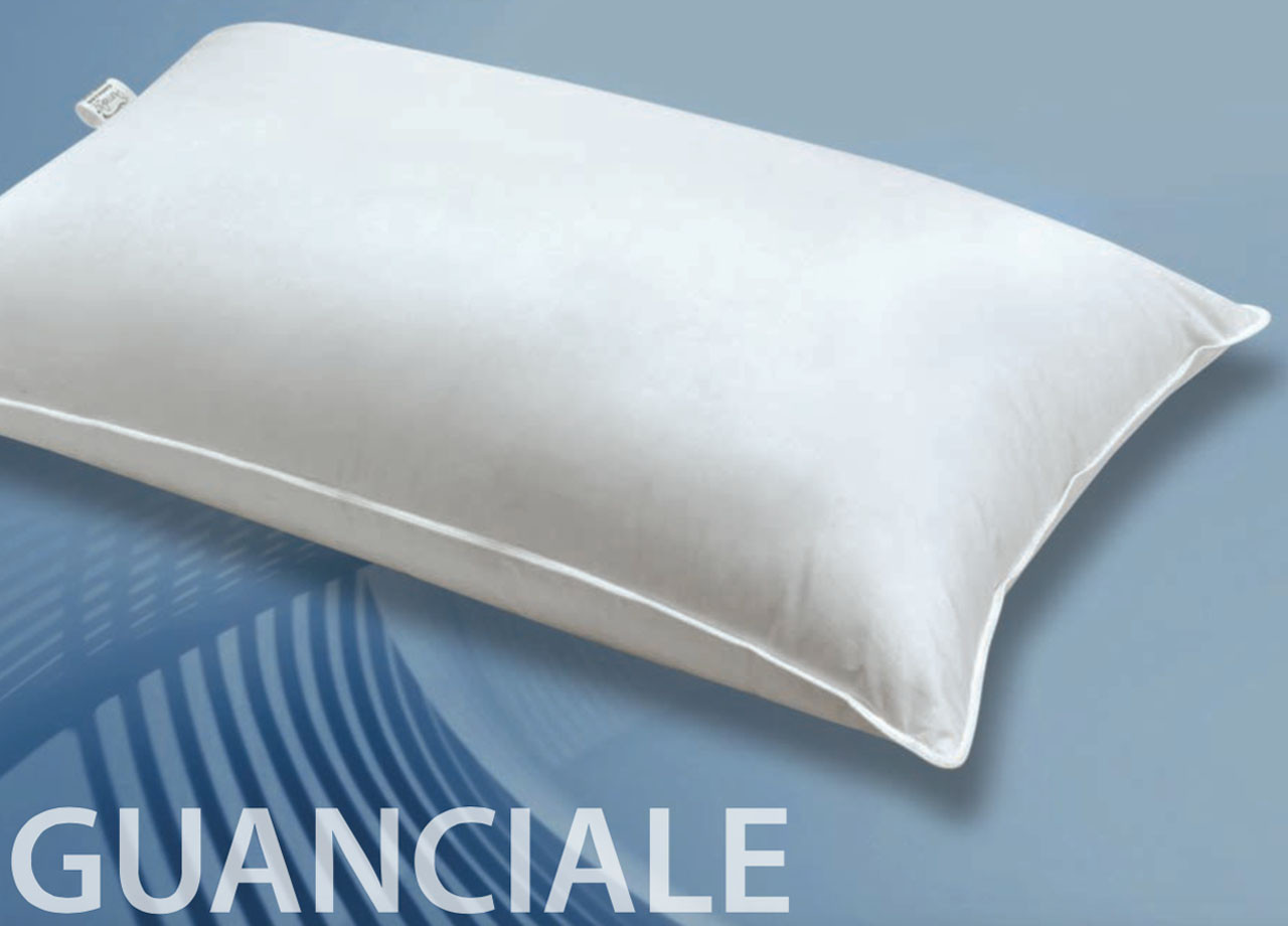 Guanciale Letto In Piuma D'Oca Made in Italy