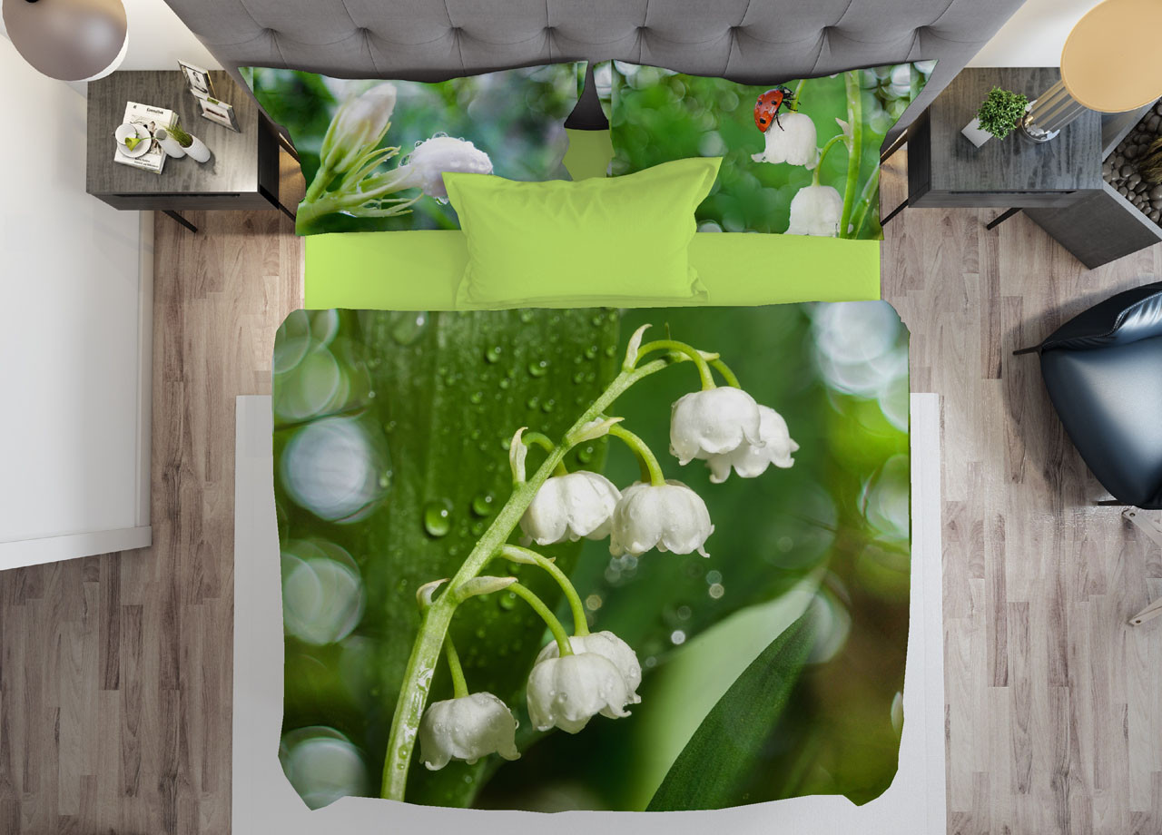 Parure Lenzuola Copriletto Federe Letto 2 Piazze Digitale Modello Lily