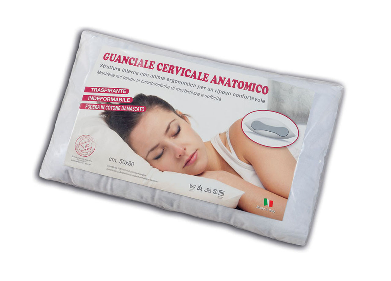 Guanciale Letto Anallergico Anatomico Cervicale