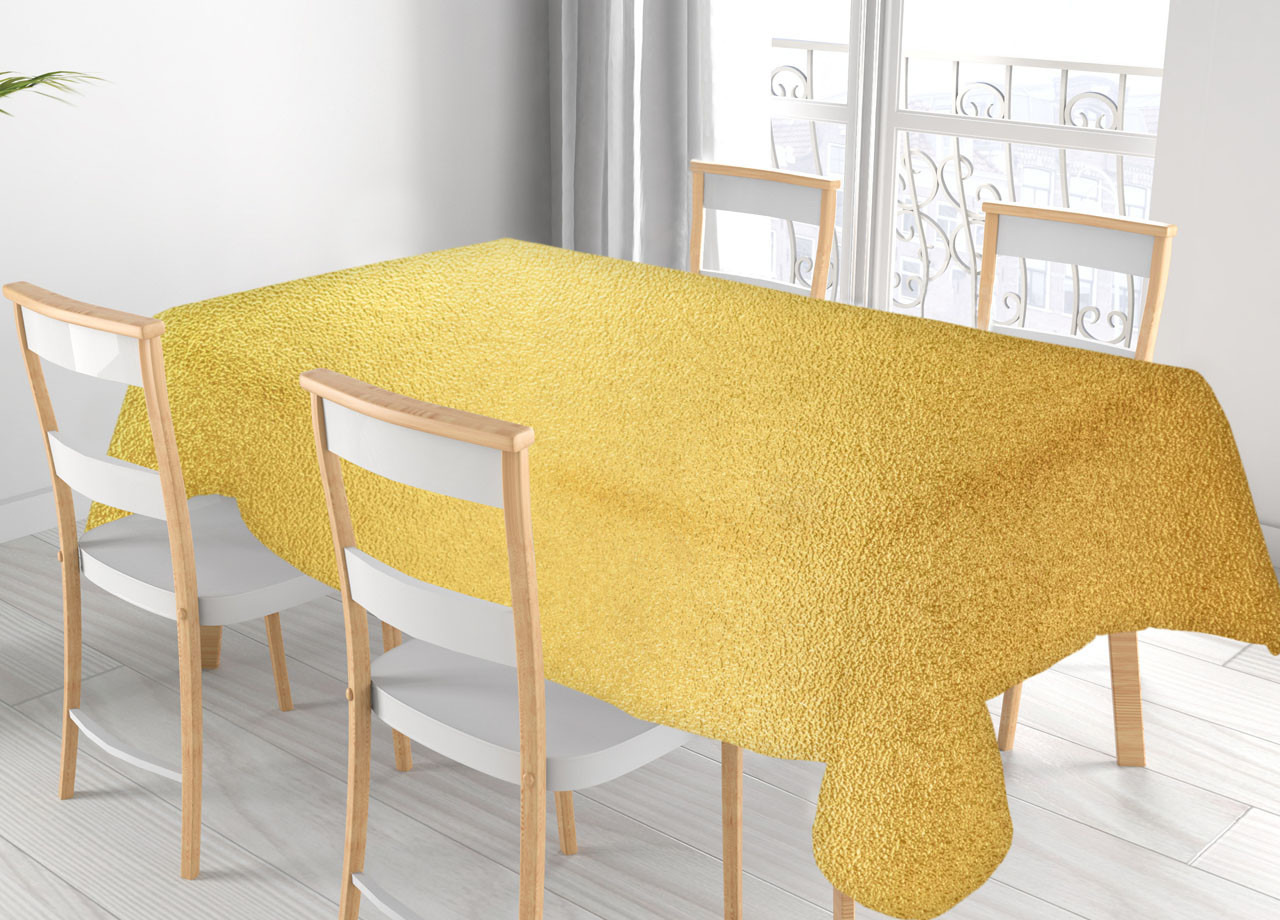 Tovaglia Glitter Oro Natale Copri Tavolo Antimacchia PVC  Protettiva 