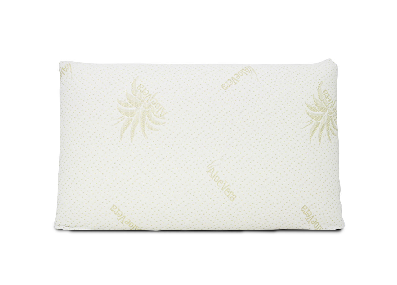 Cuscino Letto In Memory 50x80 cm Guanciale Antiacaro Mod. Aloe