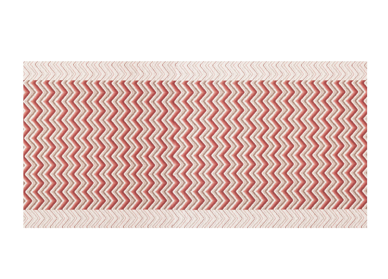 Tappeto Corsia Sottolavello Antiscivolo Linea Emozioni A Righe Twist Rosso