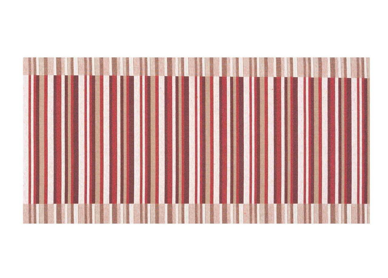 Tappeto Corsia Sottolavello Antiscivolo Linea Emozioni A Righe Line Rosso