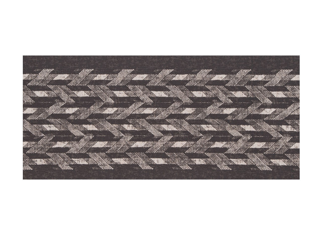 Tappeto Corsia Sottolavello Antiscivolo Linea Emozioni Astratta Wool Carbone