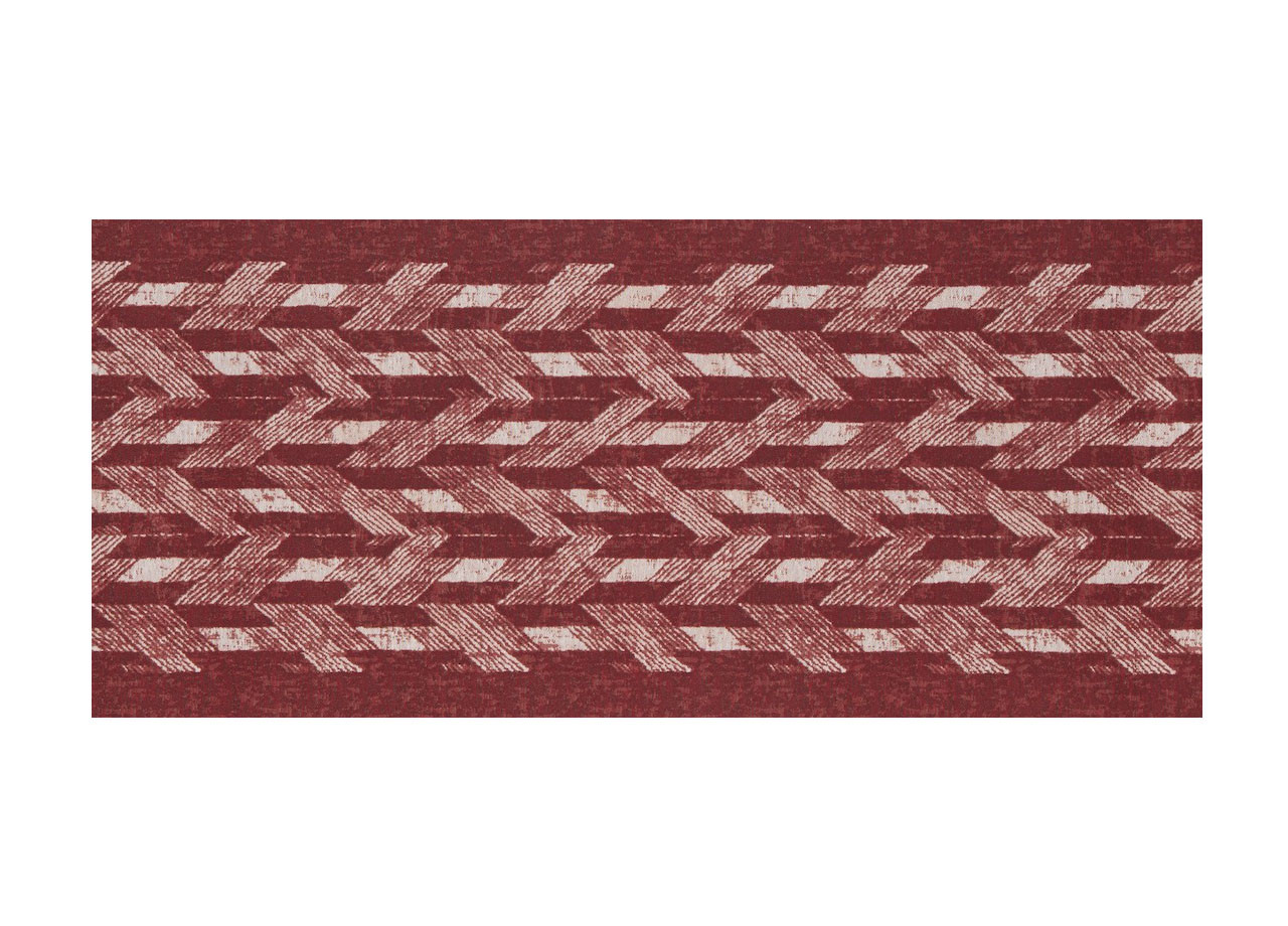 Tappeto Corsia Sottolavello Antiscivolo Linea Emozioni Astratta Wool Rosso