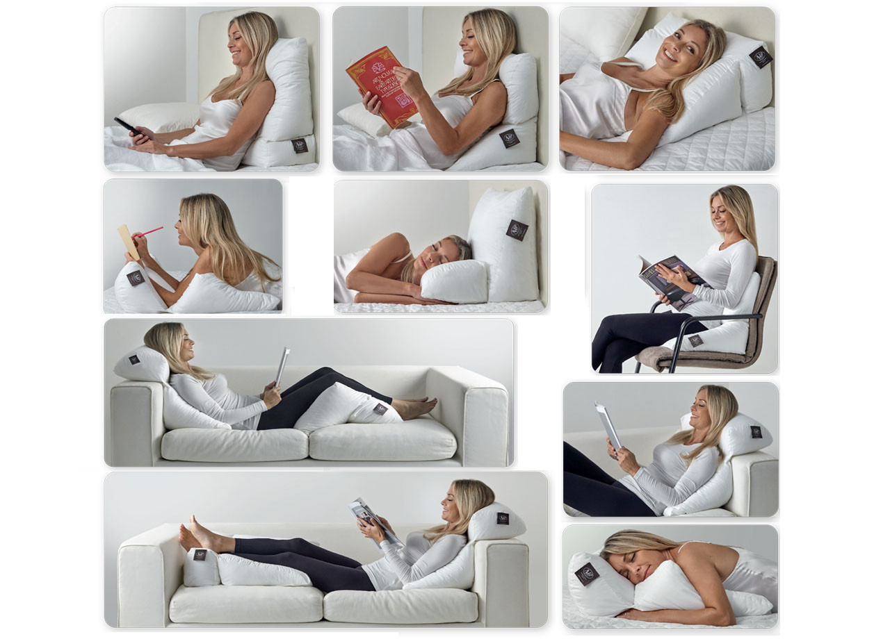 Cuscino Ergonomico Postura Corpo Decapillow 10 Posizioni Per 1 Cuscino Allineamento/Sostegno Gambe Spalle