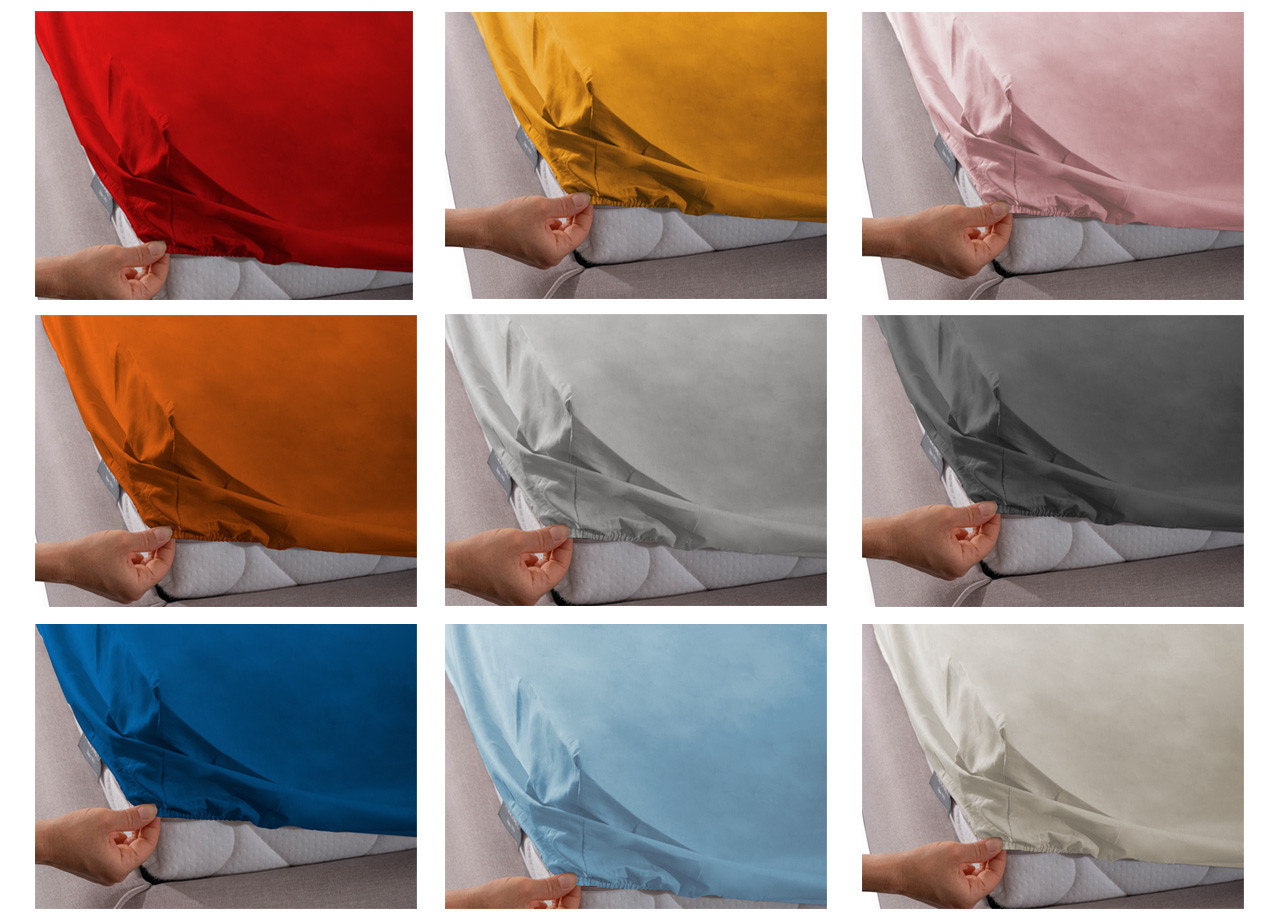 Lenzuolo Sotto Coprimaterasso Personalizzabile Letto Camper Puro Cotone Tinta Unita