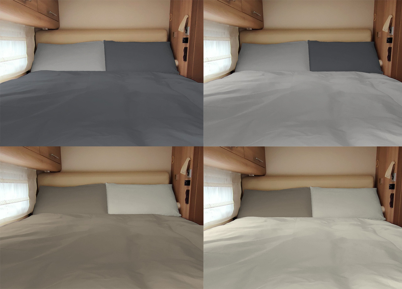 Parure Copri Piumino Personalizzabile Letto Campeggio puro Cotone Double Face