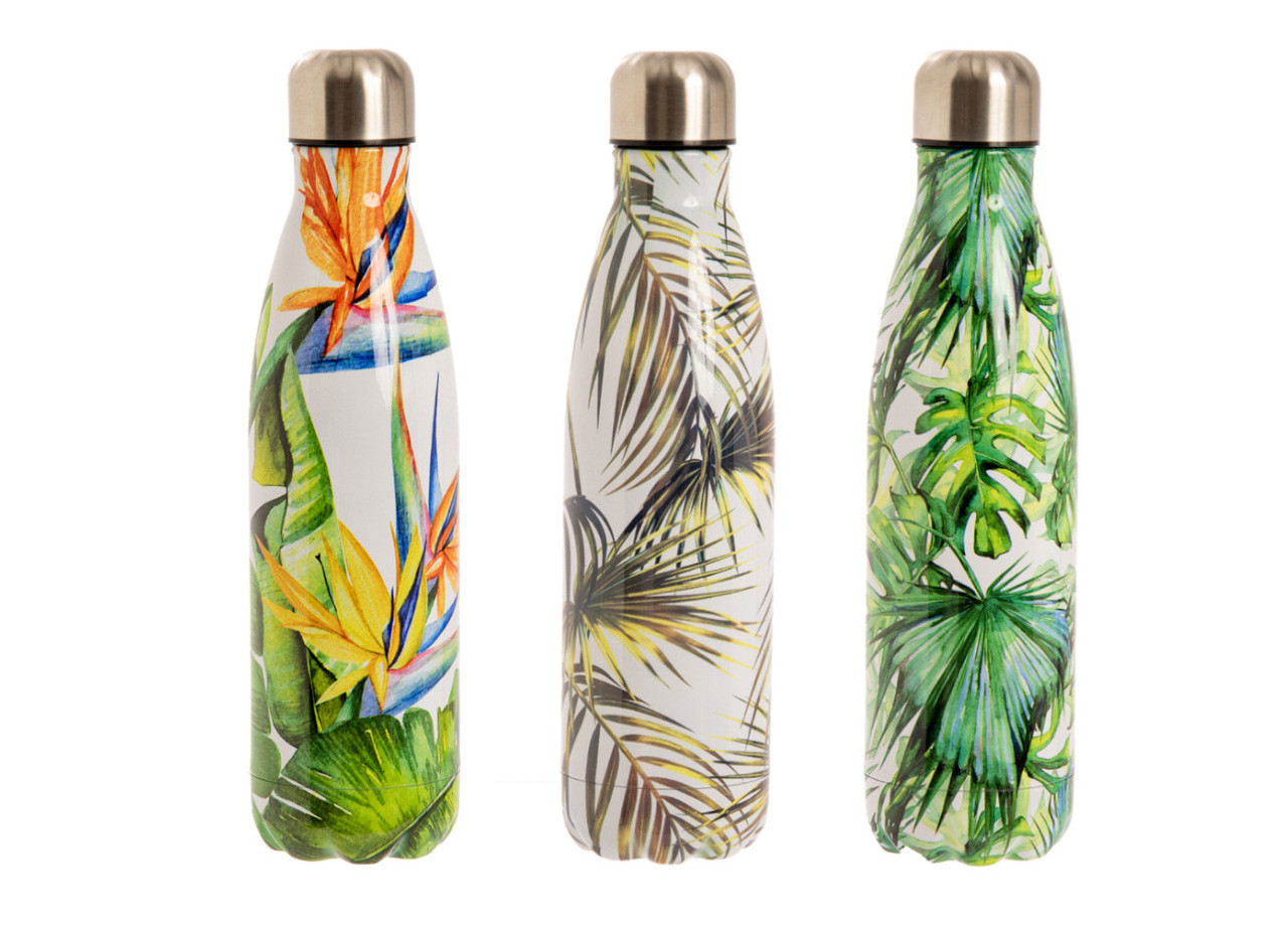 Borraccia Thermos Termica Mod. Tropicana 500ml Acciaio Antigraffio The Caffè Acqua