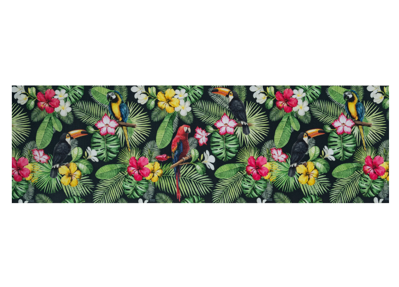 Tappeto Runner Cucina Passatoia Digitale Antiscivolo Sprinty Mod. Tropical 