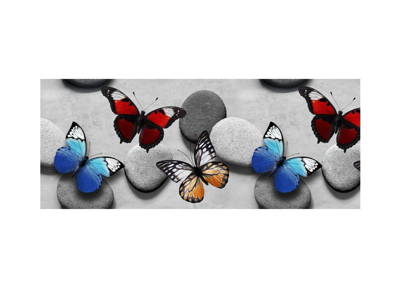 Tappeto Runner Cucina Antiscivolo Passatoia Fantasia Papillon