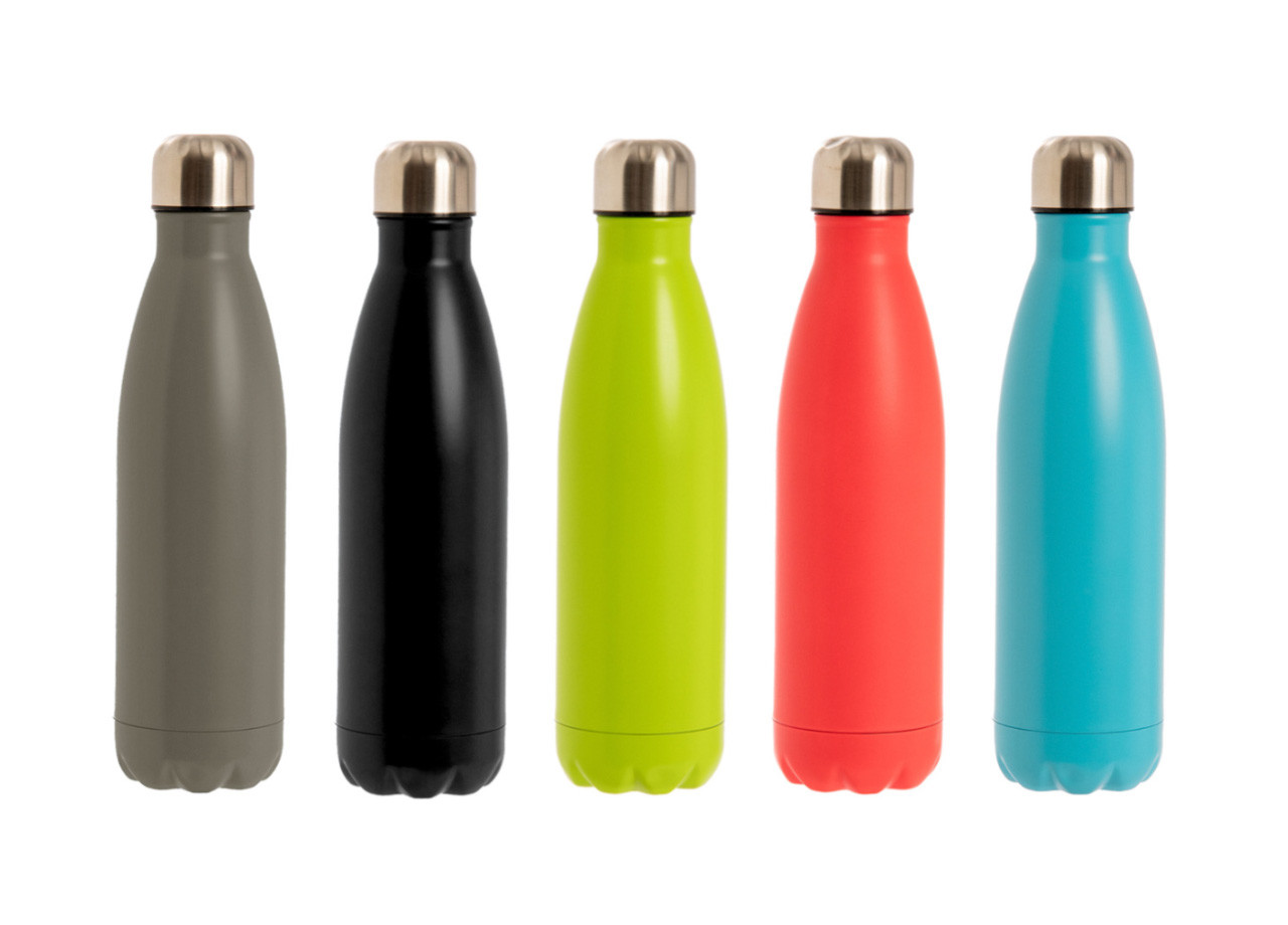 Borraccia Thermos Termica Tinta Unita 1 Litro Acciaio Antigraffio The Caffè Acqua