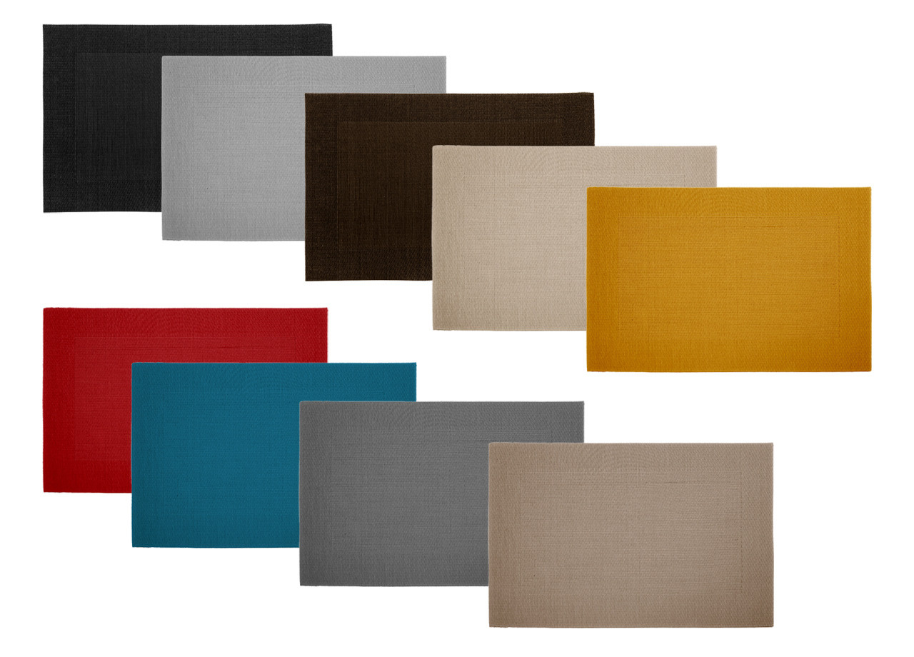 Tovagliette Americane Cucina Disponibili In Diversi Set e Colori Antiscivolo Tinta Unita