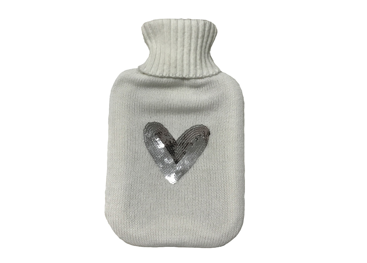 Borsa Acqua Calda Modello Glitter Heart