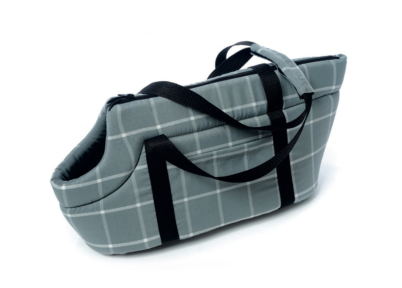 Borsa Trasportino Cani e Gatti Mod. Doggy Bag A Quadri