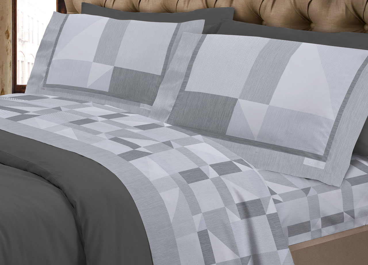 Completo Lenzuola Letto In SuperEuropa Modello Atene 7879 cotone flanella