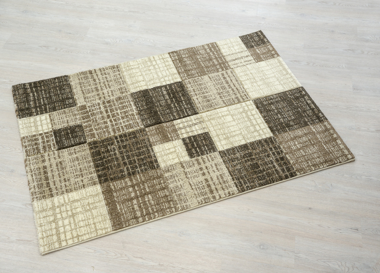 Tappeto Living da Salotto Camera Pelo Corto Modello Freeze Disegno 4 Carved