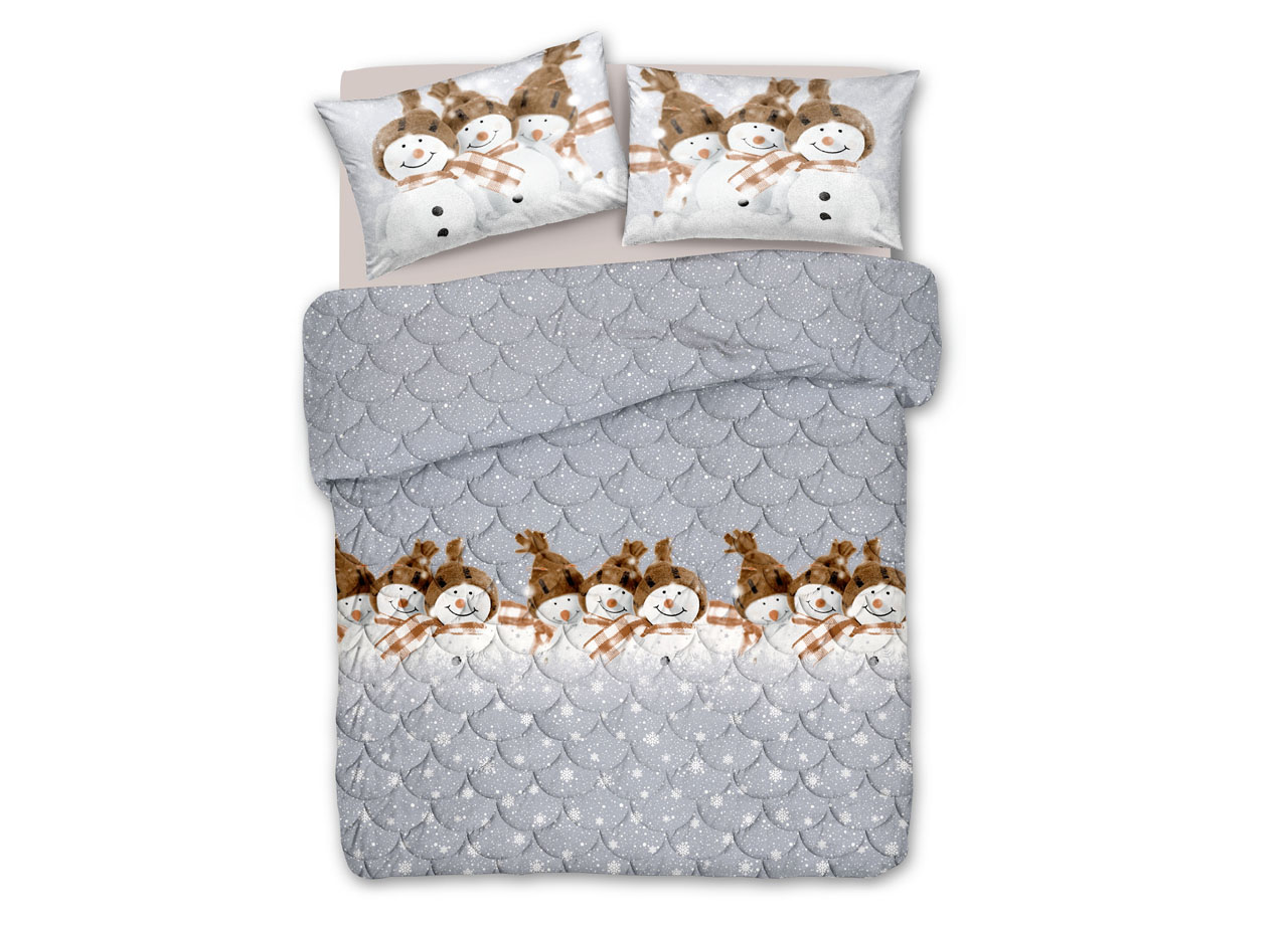 Trapunta Invernale 300gr Fantasia Snowman